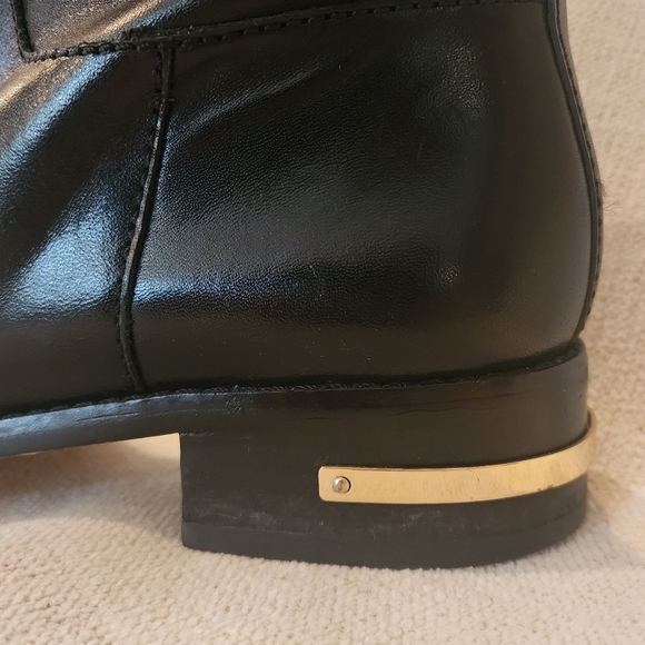 MK Michael Kors black Leather Boots, Size 8M - Picture 4 of 13